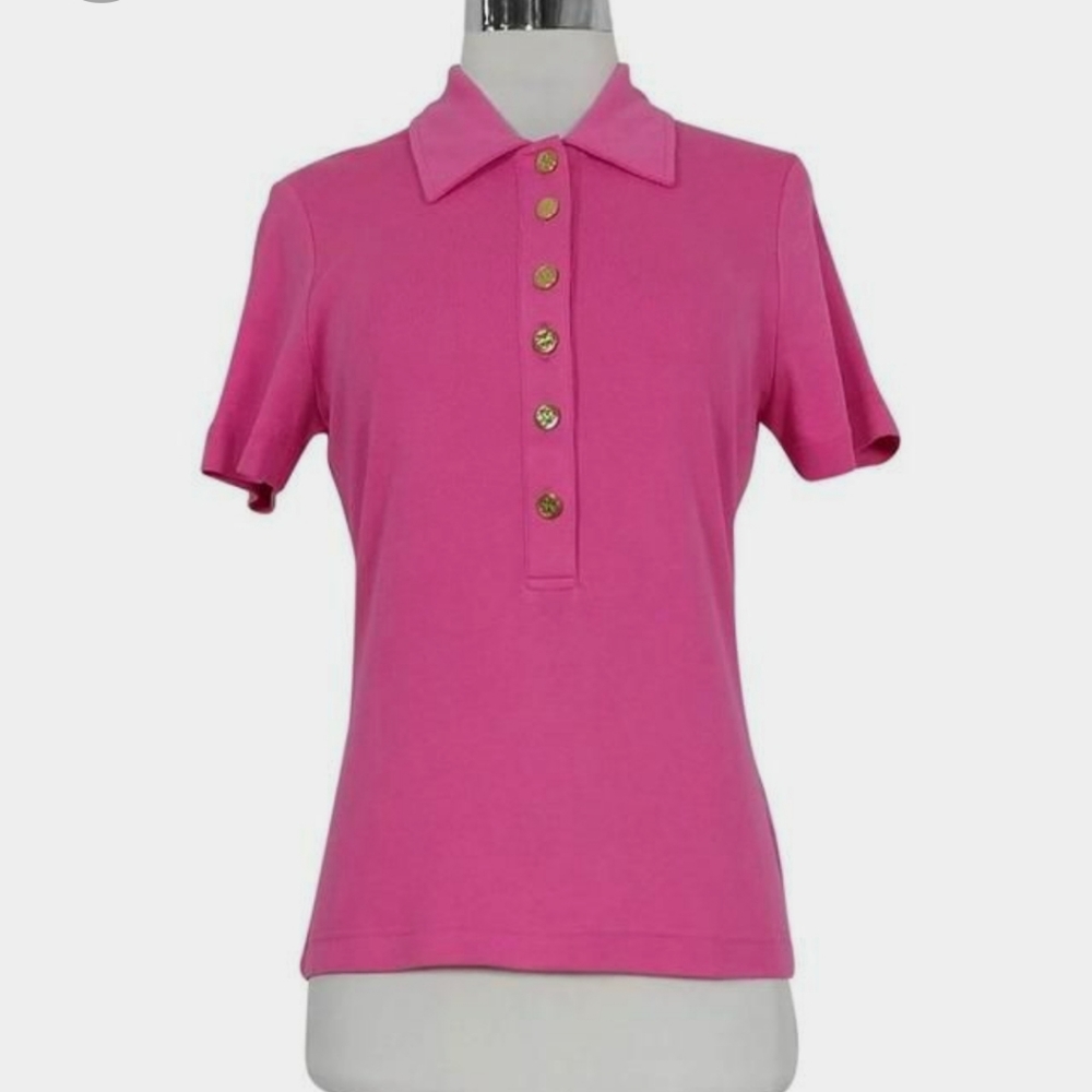 《 Tory Burch 》 NWOT Pima Cotton Polo